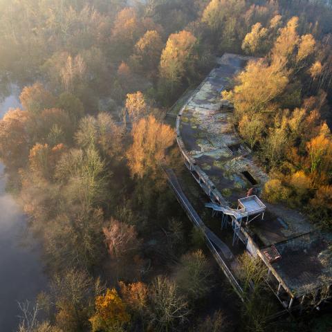 Hotelruïne Vrijbroekpark 