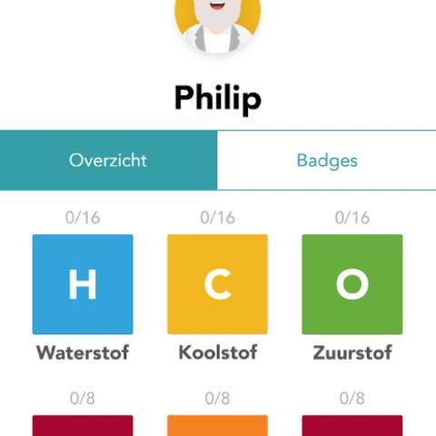 Startscherm Resourcity app